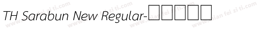 TH Sarabun New Regular字体转换